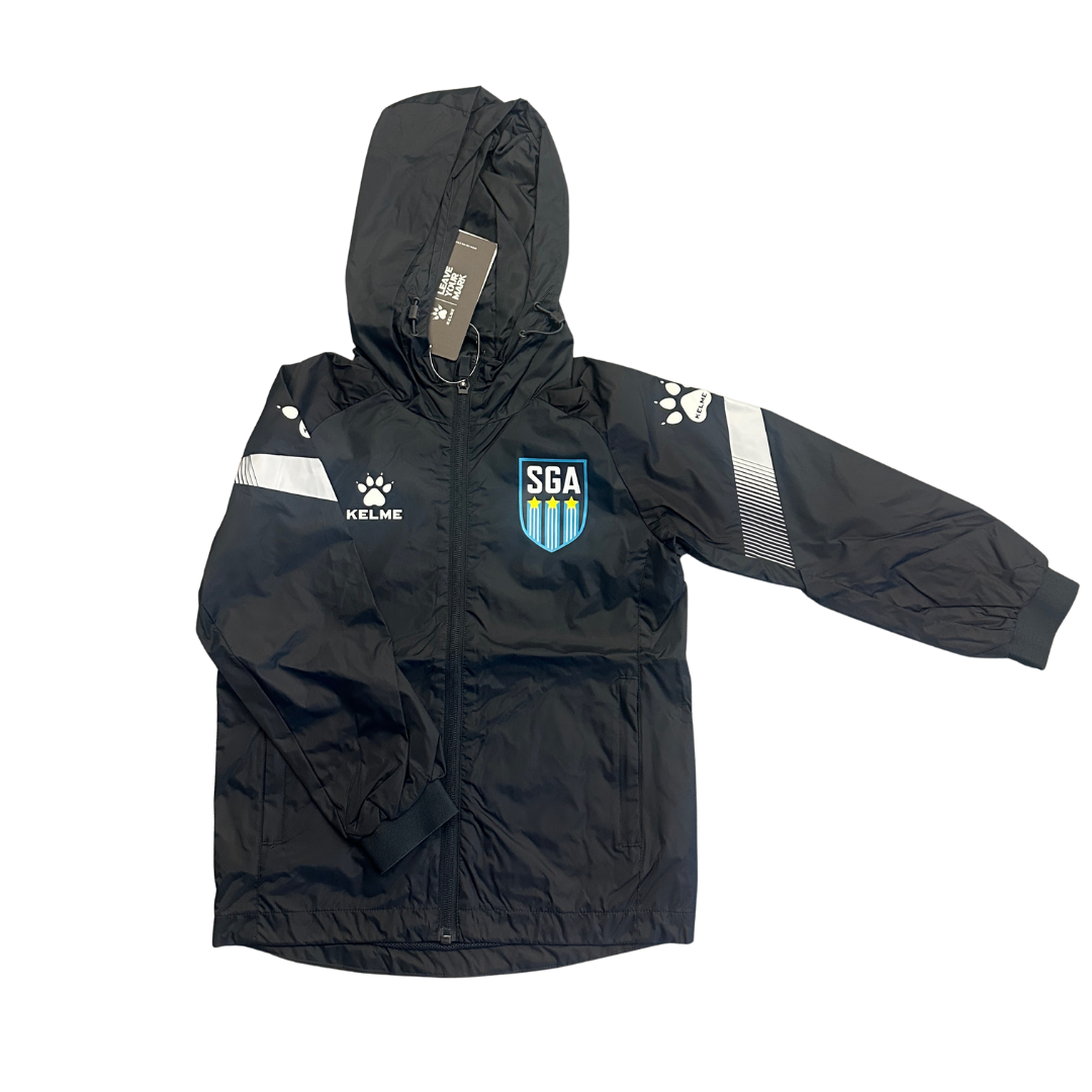 YOUTH Black Rain Jacket