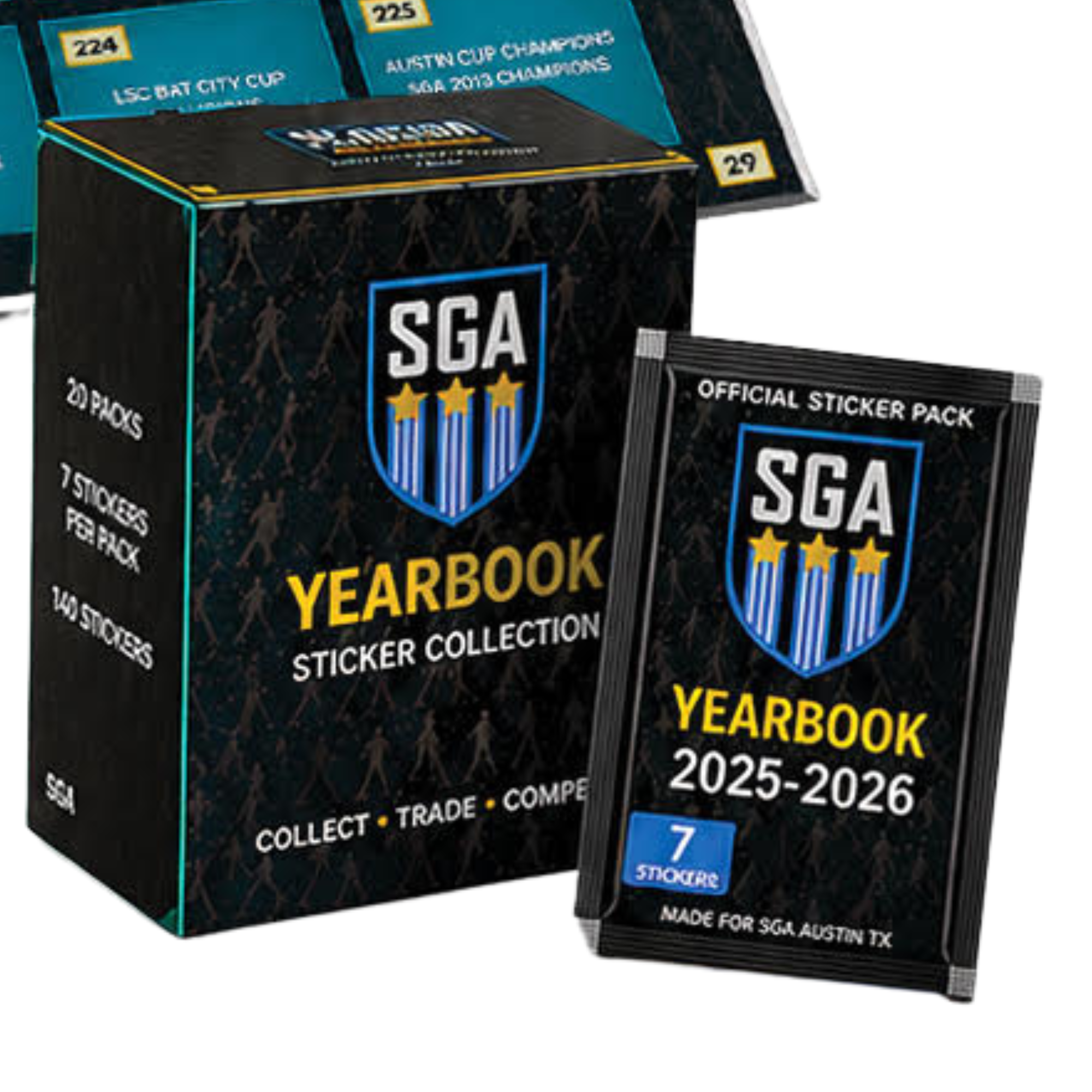 Yearbook Sticker - 20 Pack