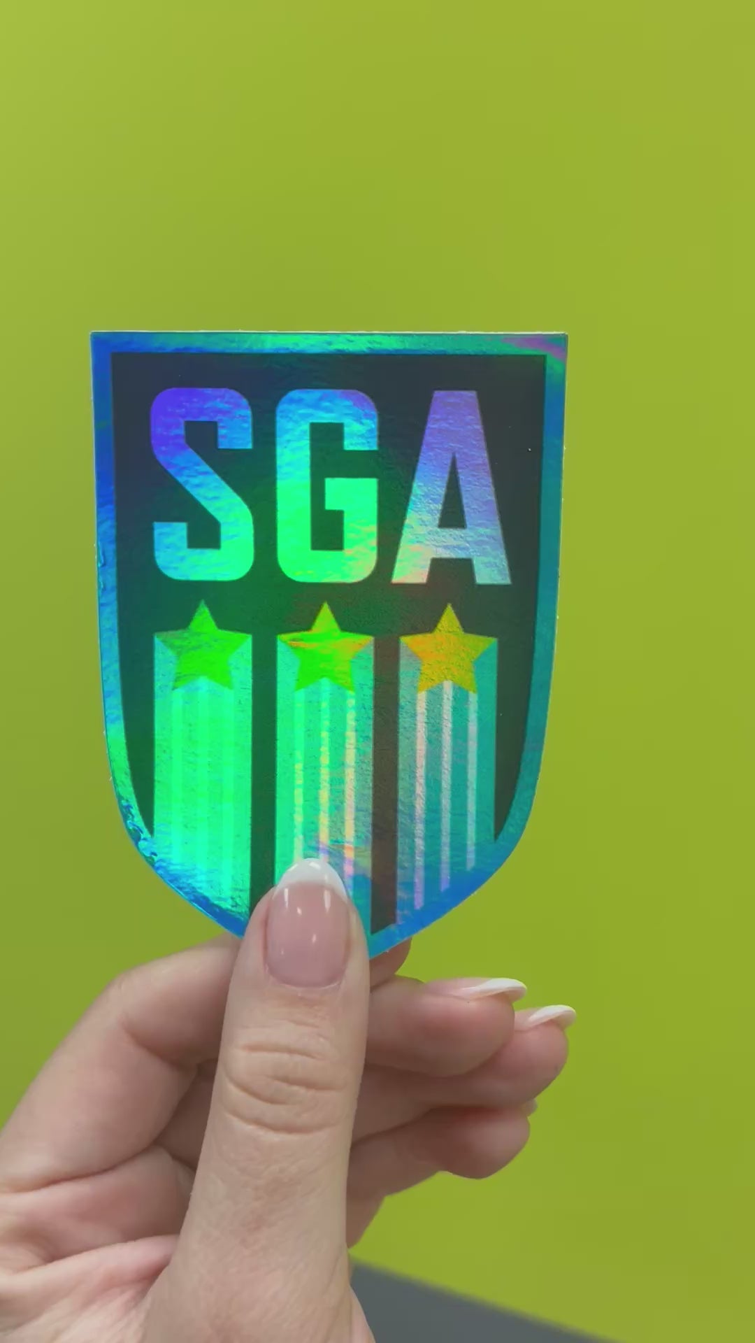 SGA Holographic Sticker